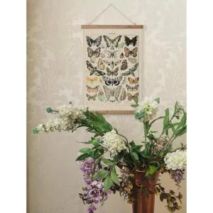 Póster colgante de mariposas vintage estilo retro de_3