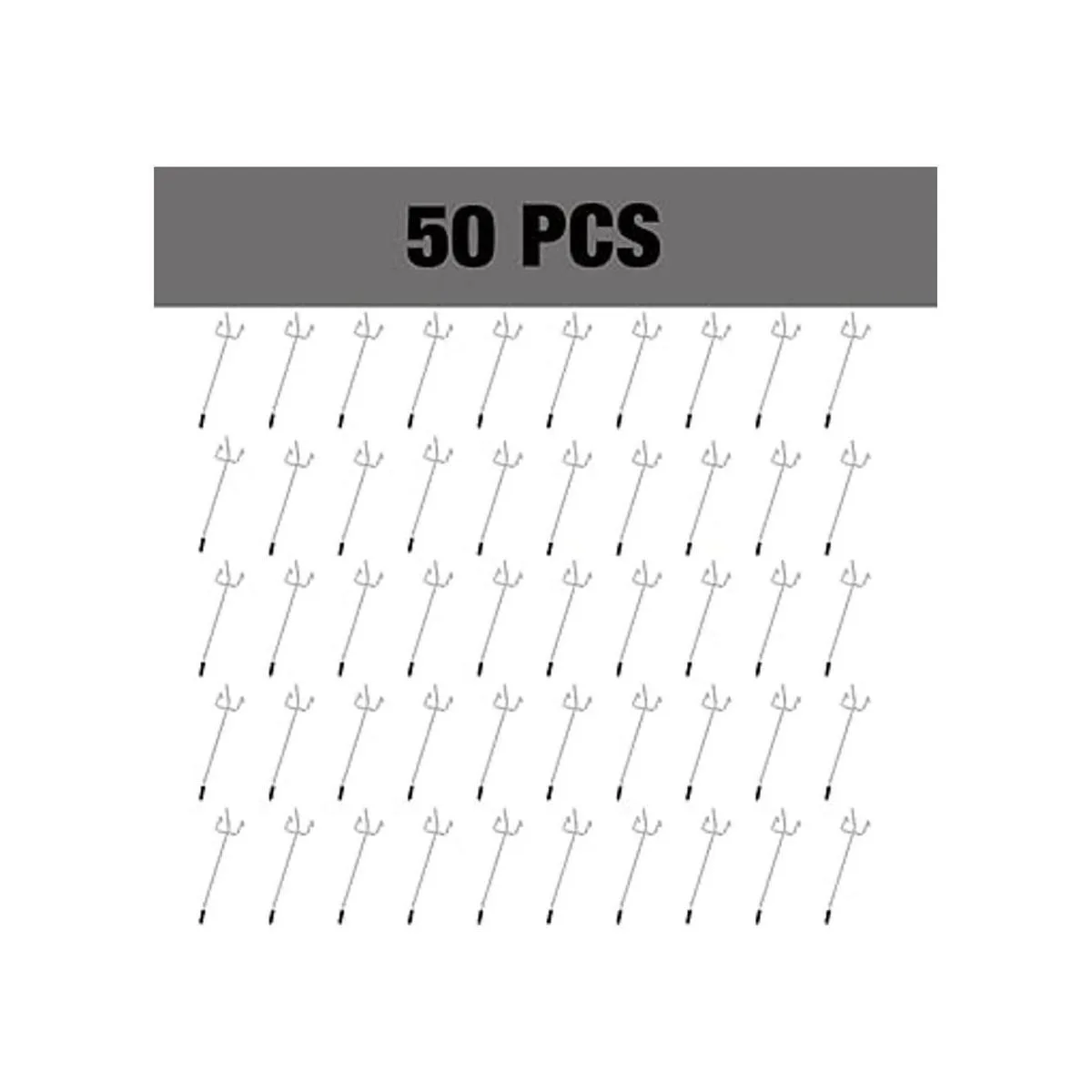 Irrigaton 4 Inch Pegboard Hooks 50Pack Hanging Hooks Set_2