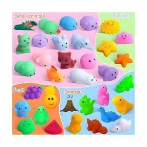 POKONBOY 100 juguetes blandos de Mochi Squishies mini_3