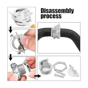 Paquete de 15 conectores de cable tipo abrazadera NM de_5