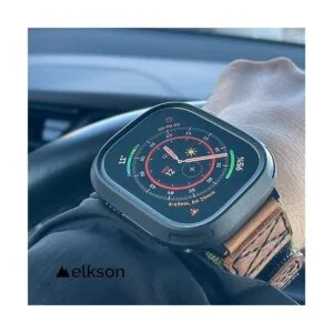 elkson Compatible with Apple Watch 49mm Bumper Case_5