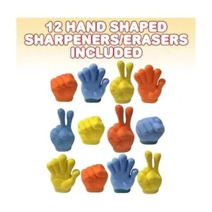 ArtCreativity Borradores en forma de mano con sacapuntas_2