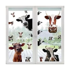 KOKOLAP 20 calcomanías divertidas de vaca calcomanías de_2