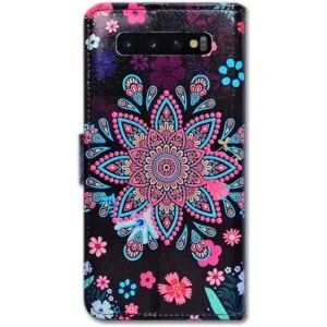 Bcov Funda para Galaxy S10 Plus funda de piel con diseño_3