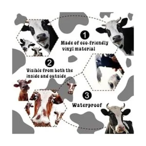 KOKOLAP 20 calcomanías divertidas de vaca calcomanías de_6