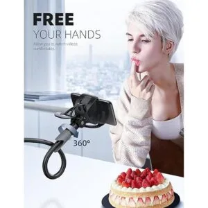 Lamicall Soporte para teléfono para cama con cuello de_2