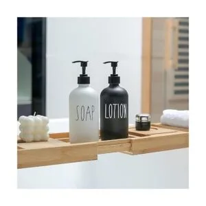 MOMEEMO El juego de baño dispensador de jabón contiene_3