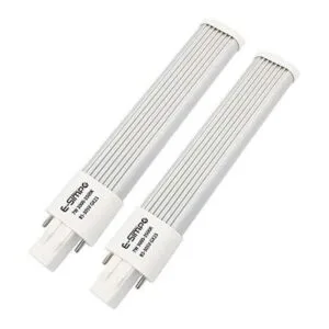 ESimpo 2pcs 7W G23 GX23 LED Bombilla 2 Pin LED PL Retrofit_1