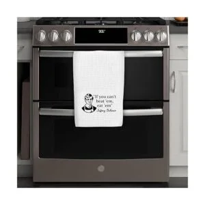 WCGXKO If You Cant Beat Em Eat Em Juego de toallas de_5