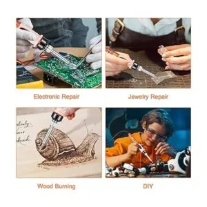 Kit de soldador soldador digital LCD de 80 W de_7