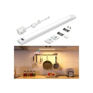 WOBANE Barra de luz LED enchufable con adaptador ETL_1