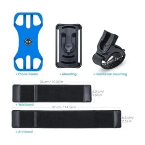 Cikyner Brazalete para correr 3 en 1 soporte para_6