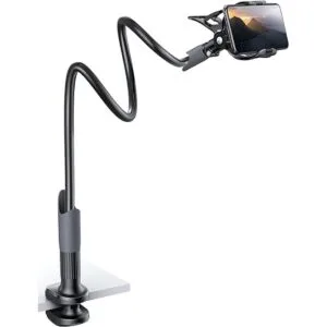 Lamicall Soporte para teléfono para cama con cuello de_1