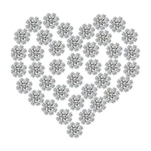 Paquete de 100 adornos de diamantes de imitación de 0.394_1