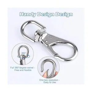 hannger Ganchos giratorios para llavero de acero_5