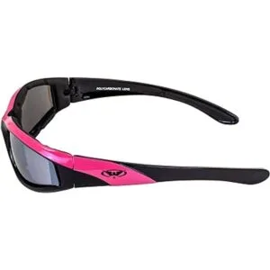 Hawkeye Gafas de sol con marco rosa lentes de espejo_4