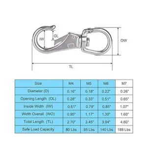 hannger Ganchos giratorios para llavero de acero_2