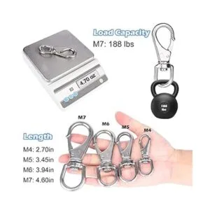 hannger Ganchos giratorios para llavero de acero_3