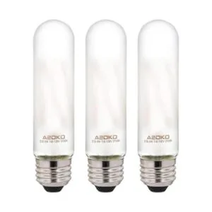 Bombillas LED esmeriladas T10 de color blanco cálido de_1