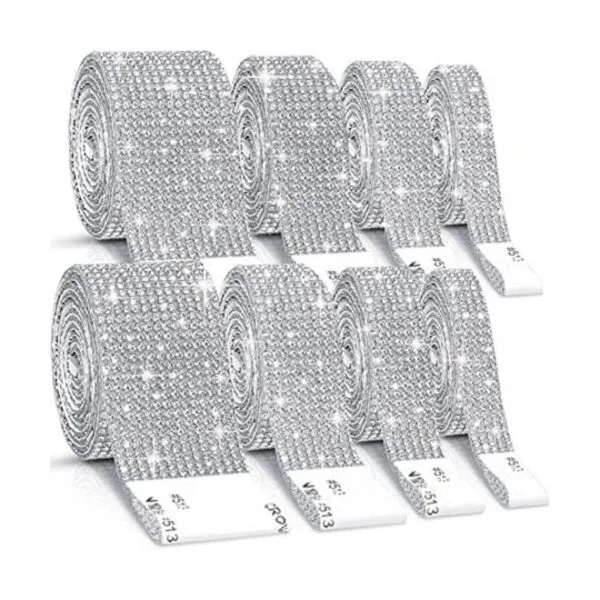 Cludoo 8 rollos de cintas de diamantes de imitación_1