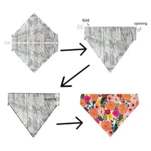 PIAOLGYI Juego de 3 piezas de bandana reversible para_3