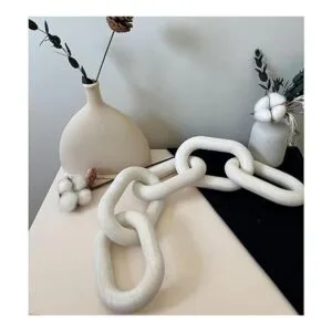 linsuo Decoración de eslabones de cadena de madera 5_4