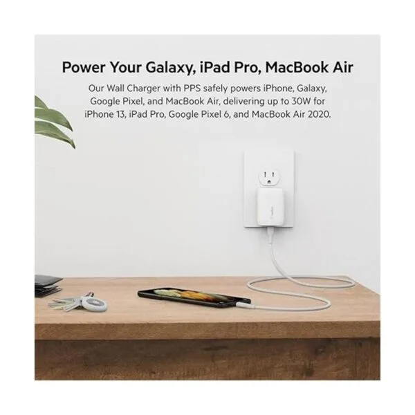 Belkin Cargador de pared USB C de 30 W con PPS_2
