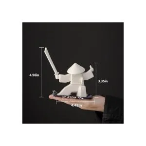 LYART Estatua de guerrero para mascotas accesorios de_2