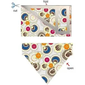 PIAOLGYI Juego de 3 piezas de bandana reversible para_2