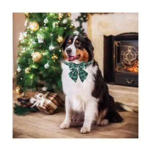 ADOGGYGO Collar de perro de Navidad con corbatín collares_3