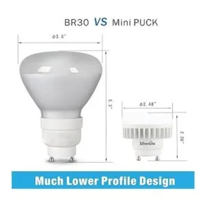 Legental Bombilla LED Mini Puck GU24 de 10 W con resorte_3
