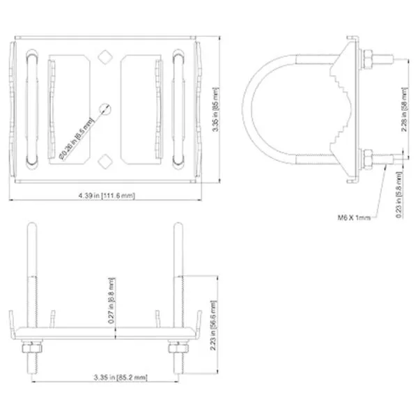 Aimeboost Stainless Steel Universal Antenna Mount Coaxial_4