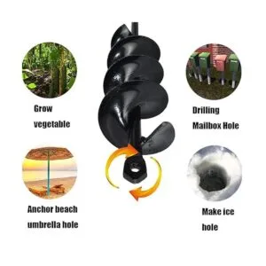 Cyleodo Broca de taladro de 30.0 x 2.0 in de longitud_5