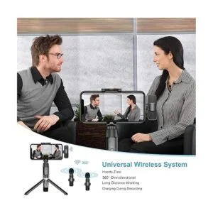 Micrófono inalámbrico para iPhone iPad micrófono Lavalier_6