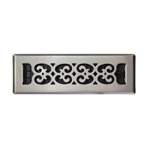 Placa embellecedora cromada Decor Grates con ornamento_2