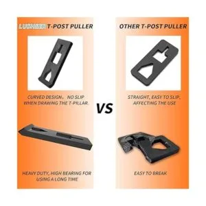 Lusheer Placa extractora de poste en T de acero_3