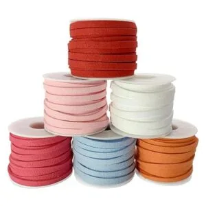 Pamir Tong 12 rollos de 120 yardas de cordón de cuero de_3