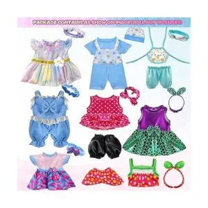 WONDOLL 19 piezas de 8 a 10 pulgadas accesorios de ropa_2