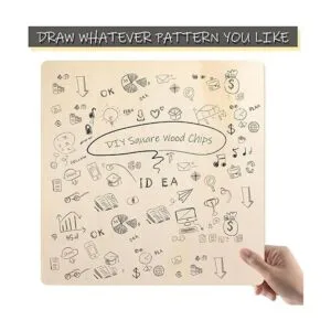 FSWCCK Paquete de 10 hojas de madera de madera_4