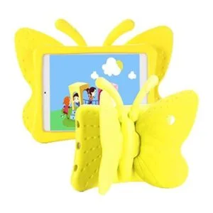 Feitenn Funda para iPad para niños diseño de mariposa de_1
