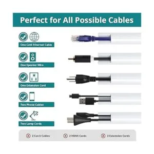 Corrector de cables de esquina de 136 pulgadas ocultor de_3