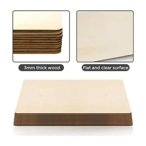 FSWCCK Paquete de 10 hojas de madera de madera_3
