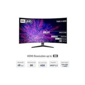 Cable Matters Cable HDMI de 48 Gbps Ultra HD 8K en ángulo_3