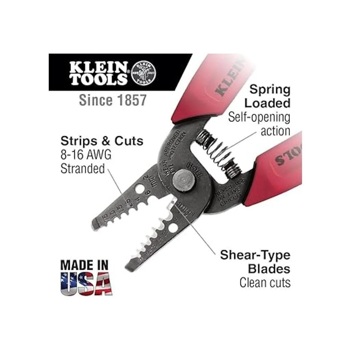 Pelacablescortador Klein Tools 11045 amarillo 10 18_2