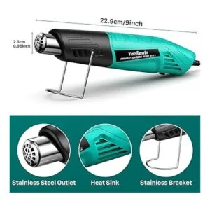 Yeegewin Pistola de calor mini de aire caliente_5