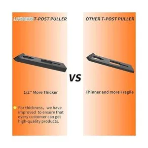 Lusheer Placa extractora de poste en T de acero_2