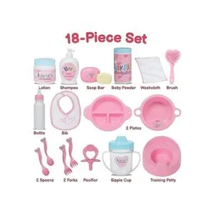 Prextex Juego de 18 piezas de accesorios para muñecas de_2