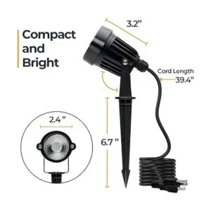 Luces de Navidad para exteriores 5 W CA 120 V RGB de_3