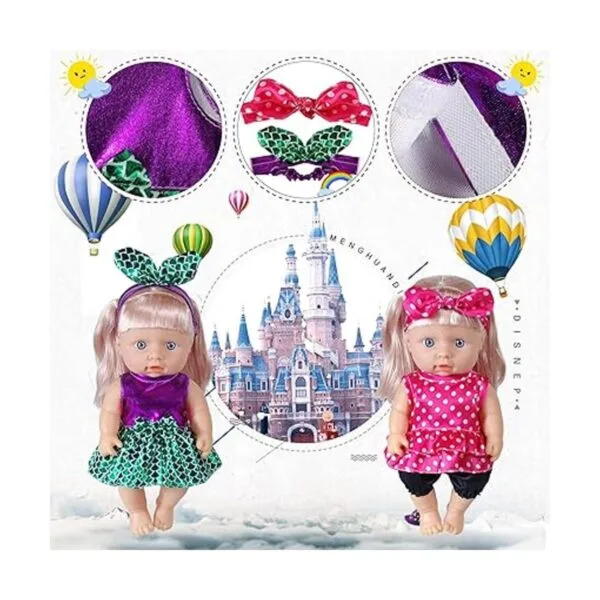WONDOLL 19 piezas de 8 a 10 pulgadas accesorios de ropa_3