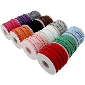 Pamir Tong 12 rollos de 120 yardas de cordón de cuero de_2